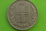 Iceland 1962 year coin.