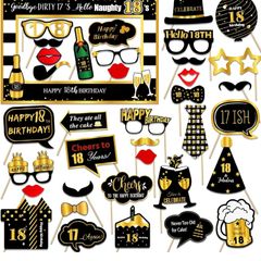 18th Birthday Photo Props