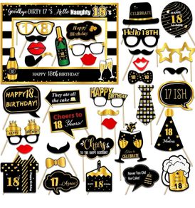 18th Birthday Photo Props