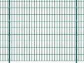 2D Garden Fence Panel & Posts 2008x2030 mm 2 m Green
