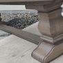 200cm Vintage Ash Dining Bench Rustic Image 5
