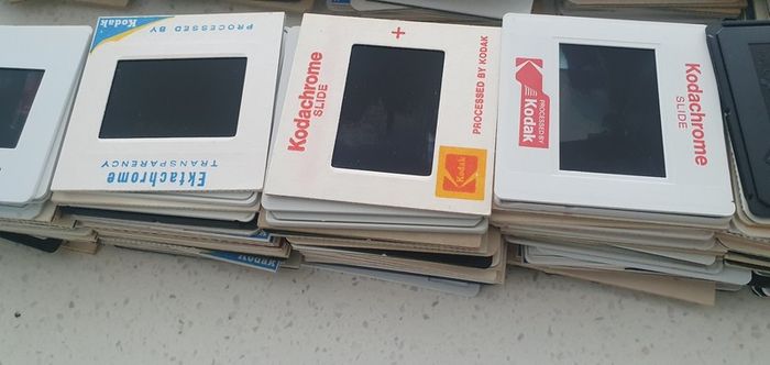 Vintage 35mm colour slides 100 Random images