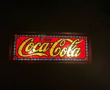 Coca Cola Liberty Lighted Sign Rare