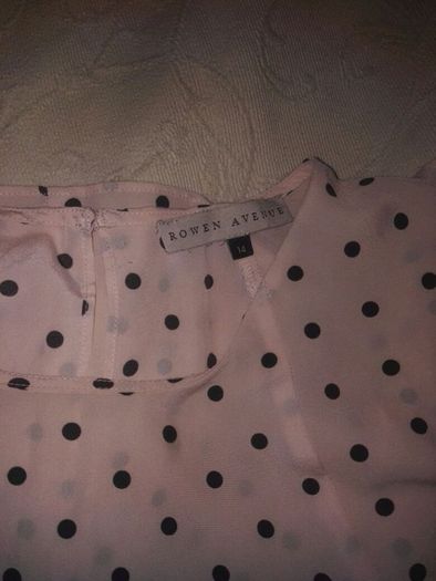Pink Polka Dot Blouse