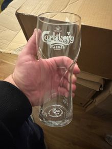 Pint Glasses Carlsberg Pilsner x17