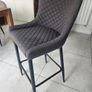 3 x charcoal jysk bar stools Image 3
