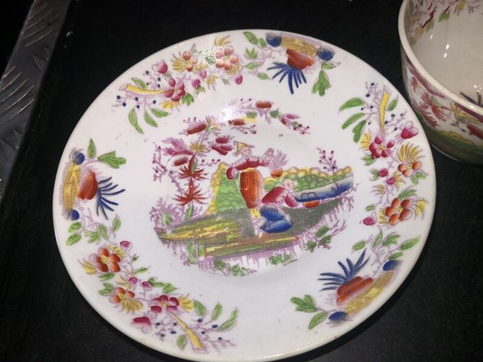 Late 18th century Cup and saucer