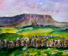 Ben bulben watercolour