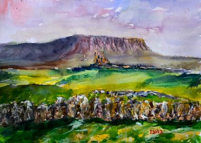 Ben bulben watercolour