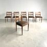 midcentury retro vintage dining chair set Image 3