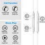 iphone earphones ,in-ear HiFi stereo isolating wired earphones,With volume control and microphone,Noise earphone Cancellation Compatible With iPhone Image 4