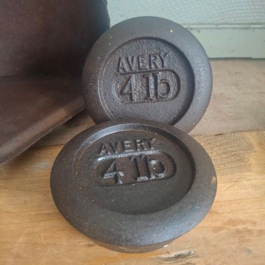 Antique W&T Avery Cast Iron Shop Scales