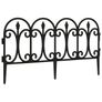 Lawn Edgings 17 pcs Black 10 m PP Image 3