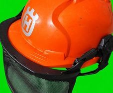 Husquvarna hard hat.