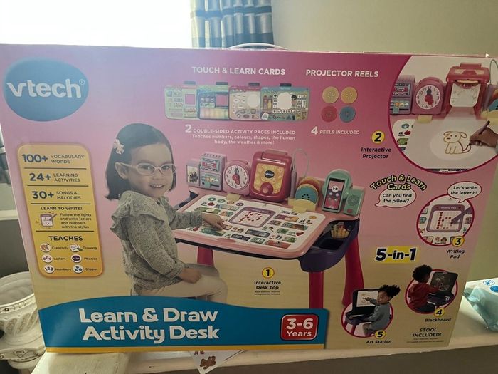 V Tech Learn and Draw Activity Desk