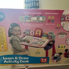 V Tech Learn and Draw Activity Desk