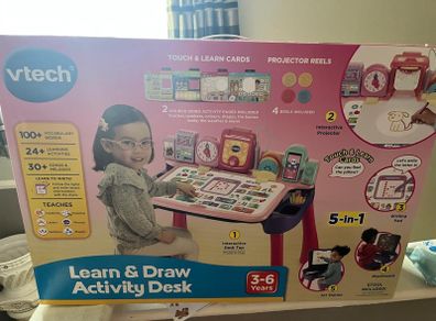 V Tech Learn and Draw Activity Desk