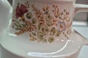 Vintage Carrigdhoun Pottery Co-op Cork Ireland floral teapot 1980s Carrigaline Irish