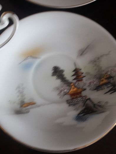 oriental handpainted trios
