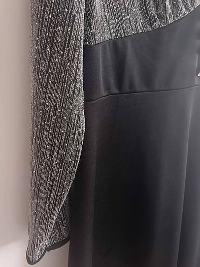 Black and Silver Occasion Dress