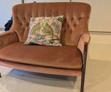 Vintage pink sofa