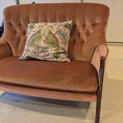 Vintage pink sofa
