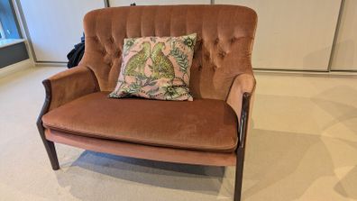 Vintage pink sofa