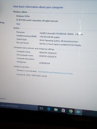 laptop 8 job lot for parts or fix