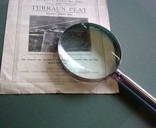 Extremely rare advertising leaflet Turraun Peat Works Ferbane Offaly Ireland
