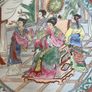 Vintage Chinese Famille Rose Porcelain Plate Image 2