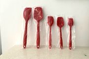 Red Silicon spatula set
