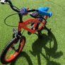 Spiderman kids bicycle with stabilisers, like new Image 4