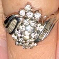 Engagement Ring & Wedding Band