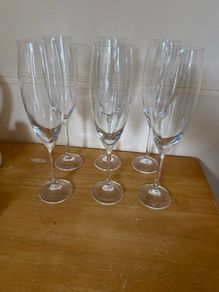 Galway crystal champagne glasses