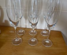 Galway crystal champagne glasses