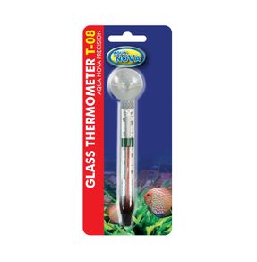 Aqua Nova T-08 Glass Aquarium Thermometer