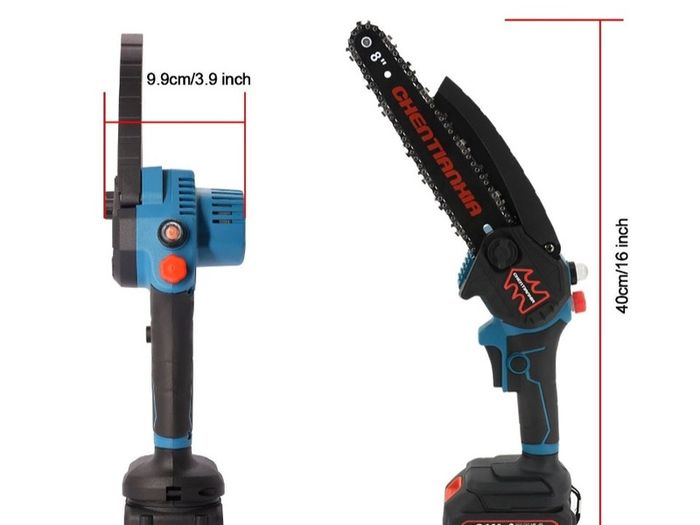 8 inch Cordless Mini Chainsaw 8inch with 2 Batteries NEW