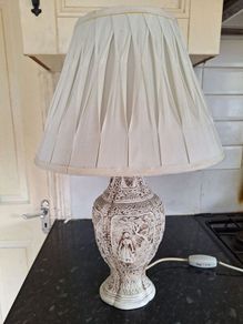 Lovely ornate vintage table lamp