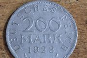 German Empire, Germany, 200 Mark 1923 A Coin - free standard postage
