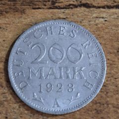 German Empire, Germany, 200 Mark 1923 A Coin - free standard postage