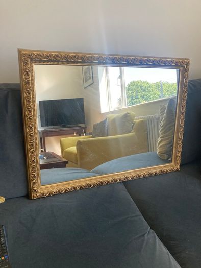 Vintage Mirror. - Over-Mantle / Hall Mirror