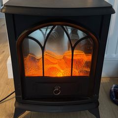 Log Fire Electric Heater