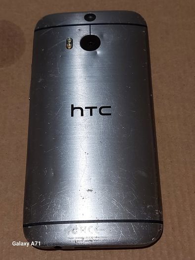 HTC One-M8, 1.8GB Ram, 16GB HDD, O2 network I think, working fine, Does show wear