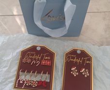 Christmas earrings