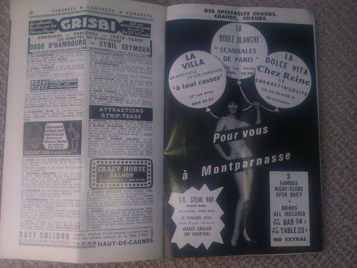 Allo Paris brochure 1964.