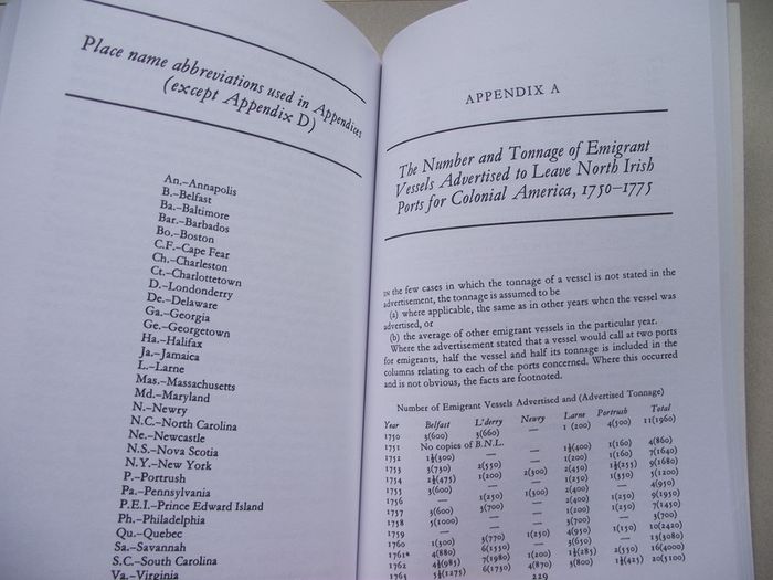 'Ulster Emigration to Colonial America 1718-1775' by R. J. Dickson