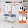Dog Grooming Table Two Arms with Clamp, 915 x 610mm Dog Grooming Station, Foldable Pets Grooming Stand for Medium and Small Dogs, Free Two No Sit Haunch Holder with Grooming Loop, Bearing 150kg Image 3
