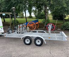 Bicycle carrier trailer