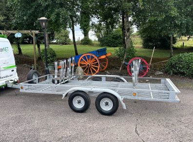 Bicycle carrier trailer
