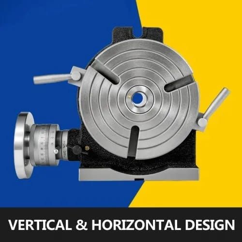 Rotary Table 8 INCH/200 MM Horizontal Vertical Rotary Table 3-Slot Rotary Table for Milling Machine MT-3 Rotary Table for Milling 360 Degrees Precision Rotary Table for Milling Drilling Vise